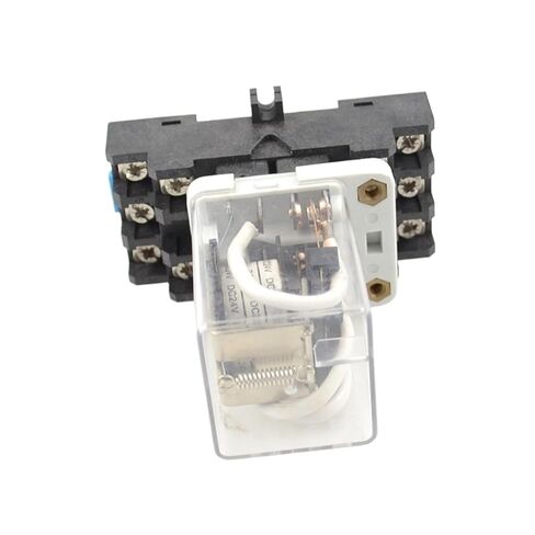 1 مجموعة التتابع المتوسط ​​JQX-38F 3Z 40A مرحل الطاقة الكهرومغناطيسية مع قاعدة 11pin DC12V DC24V AC110V AC220V (AC220V) in Kuwait