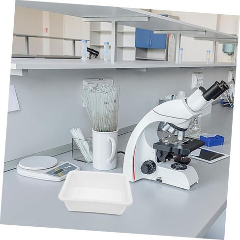 Chemical Resistant Tray Laboratory Storage Tray Deep Experiment Leak-Proof Plastic for Acid and Alkali Reagents 9.44 X 6.69 X 2.55 in Lab Supply Organizer in Kuwait