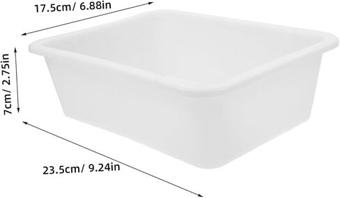 Chemical Resistant Tray Laboratory Storage Tray Deep Experiment Leak-Proof Plastic for Acid and Alkali Reagents 9.44 X 6.69 X 2.55 in Lab Supply Organizer in Kuwait