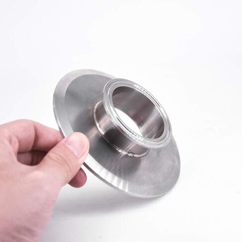 3 "ثلاثي المشبك x 1.5" ثلاثي المشبك 91-50.5 مللي متر SUS 304 الفولاذ نهاية غطاء المنزل المشروب النبيذ in Kuwait