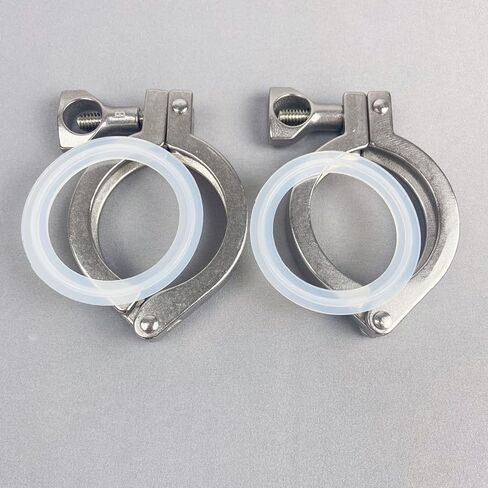 1.5" Ferrule 50.5mm Stainless Steel Tri Clamp Clamps For Home Brewing Accessories SS304 in Saudi Arabia