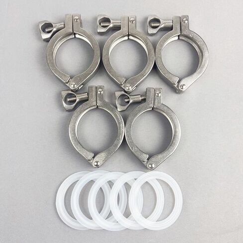 1.5" Ferrule 50.5mm Stainless Steel Tri Clamp Clamps For Home Brewing Accessories SS304 in Saudi Arabia