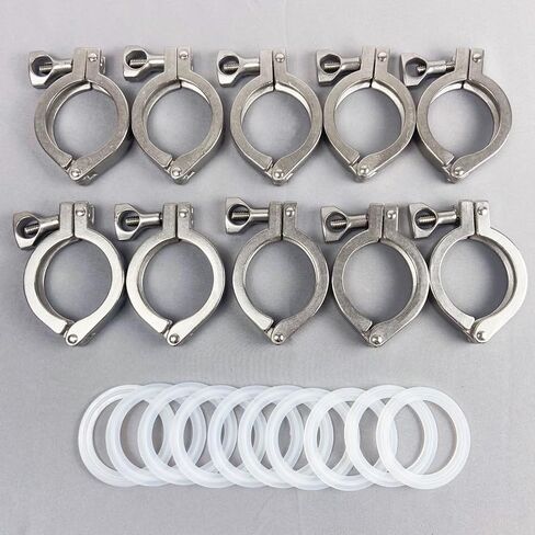 1.5" Ferrule 50.5mm Stainless Steel Tri Clamp Clamps For Home Brewing Accessories SS304 in Saudi Arabia