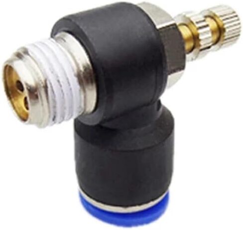 20pcs SL6-M5 Pneumatic Piping Speed Controller One Touch Fitting 6mm to M5 Male Thread in Saudi Arabia