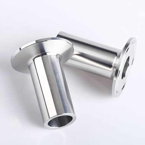 2" 51mm OD64mm Long Type Tri Clamp Weld Ferrule, L-50mm Clamp Type Quick Welding End Quick Flange Chuck Pipe Fittings in Saudi Arabia