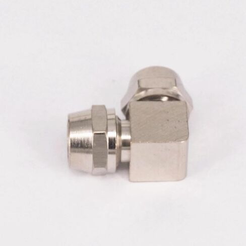 2pc Quick fit For 10x6.5mm O/DxI/D Hose Elbow 90 Degree Brass Pneumatic Pipe Hose Coupler Fitting Connector in Kuwait