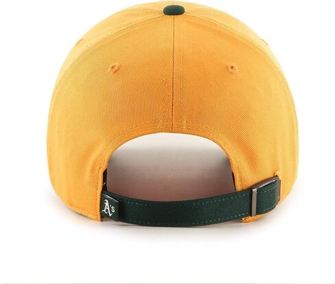 '47 Mens Brand Oakland Athletics Clean Up Strapback - Yellow/Green OSFA in Kuwait