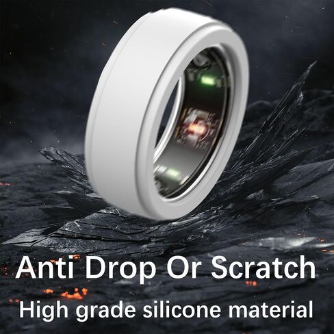 Silicone Protective Cover Compatible with Oura Ring 5, Soft Anti-Scratch Ring Sleeve, 5-Pack, Lightweight Guard for Daily Wear (M（10-13）) in Kuwait