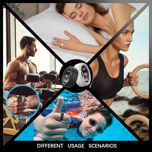 Silicone Protective Cover Compatible with Oura Ring 5, Soft Anti-Scratch Ring Sleeve, 5-Pack, Lightweight Guard for Daily Wear (M（10-13）) in Kuwait