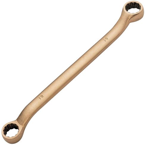 CS Unitec | Non-Sparking Aluminum Bronze 12 Point Double Box End Offset Wrench Hand Tool | 15/16 in x 1-1/16 in in Kuwait