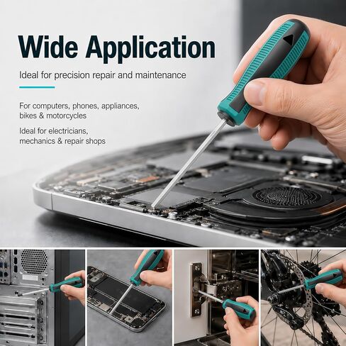 H3x75mm Hex Key Metric Driver Screwdriver with 83mm Plastic Handle, Flat Head Hexagon Nut Driver Wrench Hand Tool for DIY Repair Furniture Home Appliances Car Industrial Equipment in Kuwait
