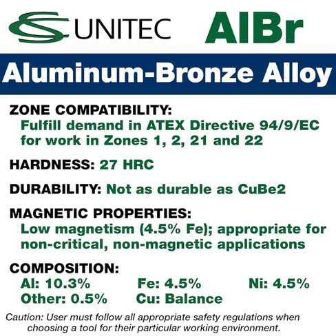 CS Unitec EX204S-010UA مفتاح ربط من الألومنيوم غير المشتعل (Albr) مقاس 15/16 بوصة مع دبوس in Kuwait