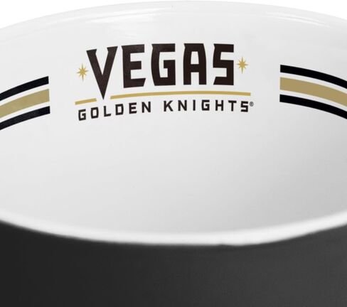 FANMATS NHL Las Vegas Golden Knights 15 oz Stripe Coffee Mug — 15 Fluid Ounces | Ceramic | Officially Licensed | Team Color | Great Gift in Kuwait