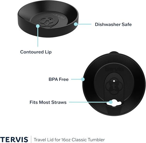 كوب Tervis Classic Tritan سعة 16 أونصة مع غطاء سفر | NHL® أنهايم داكس® - تحطيم | صُنع في أمريكا، خالٍ من مادة BPA/PFAS، ويحافظ على المشروبات ساخنة أو باردة in Kuwait