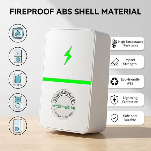 4 قطع من جهاز Stopwatt SmartPlug، وصلة جهاز Stop Watt للمنزل والمكتب، قابس الولايات المتحدة، موفر للطاقة بقدرة 30 كيلو وات in Kuwait