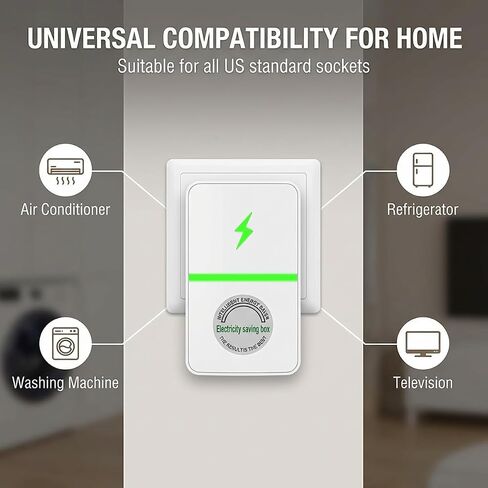 4 قطع من جهاز Stopwatt SmartPlug، وصلة جهاز Stop Watt للمنزل والمكتب، قابس الولايات المتحدة، موفر للطاقة بقدرة 30 كيلو وات in Kuwait