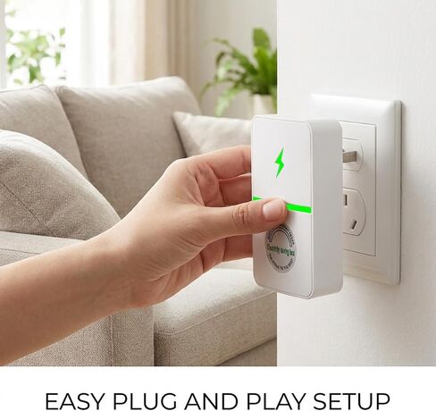 4 قطع من جهاز Stopwatt SmartPlug، وصلة جهاز Stop Watt للمنزل والمكتب، قابس الولايات المتحدة، موفر للطاقة بقدرة 30 كيلو وات in Kuwait