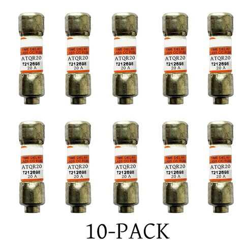 10 عبوات جديدة ATQR-20 ATQR20 ATQR-20A 600Vac صمام تأخير الوقت، ATQR-20A صمامات خرطوشة رفض الفئة CC الحالية in Kuwait