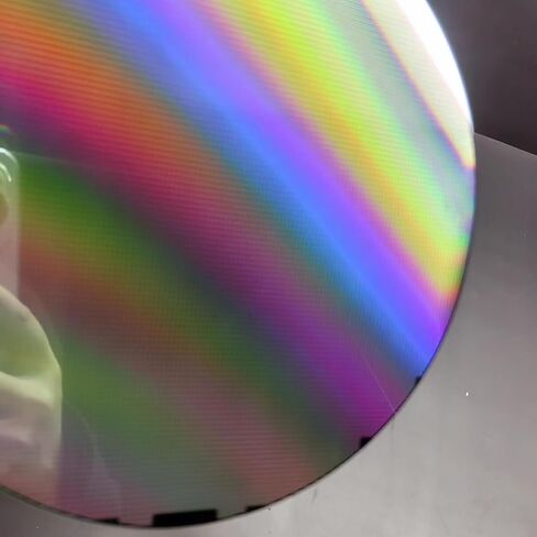 8-inch Silicon Wafer, Integrated Circuit IC Chips with Colorful Light, Part # 087 semiconductor Integrated Circuit for Exhibition, Teaching in Kuwait