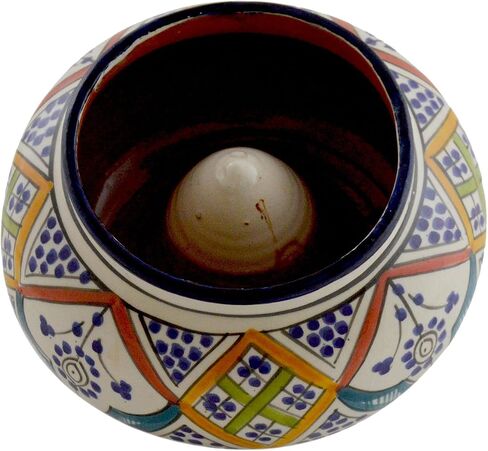 Moroccan Handmade Ceramic Ashtrays Smokeless Cigar Exquisite design with Vivid Colors X-large in Kuwait