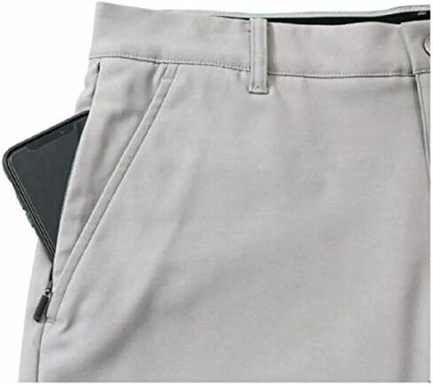 KIRKLAND Signature Men's Moisture Wicking Stretch Performance Short with Comfort Waistband (US, Numeric, 32, Regular, Regular, Gray) in Kuwait
