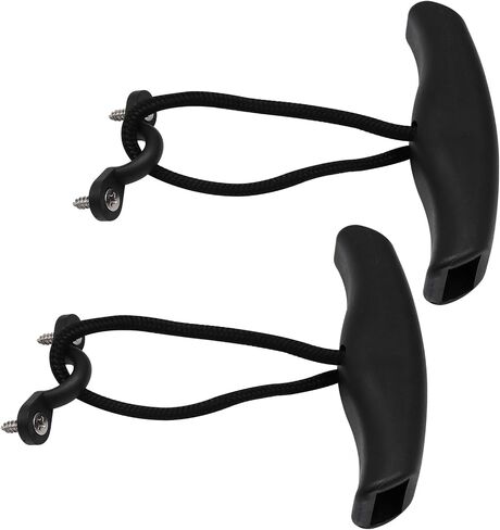 Kayak Carry Handles, Black, 2 Pack | Replacement Kayak Accessories, Includes Cord and Pad Eyes Screws in Kuwait