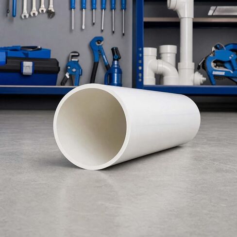 6 inch PVC Pipe Schedule 40 4Ft PVC Pipes Tube for Home DIY,Garden, Greenhouse, Workshop and Farm in Kuwait