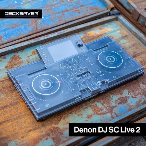 غطاء Decksaver فائق القوة من البولي كربونات متوافق مع وحدة تحكم Denon DJ SC Live 2 DJ، غطاء غبار معدات DJ للسفر والحماية اليومية in Kuwait