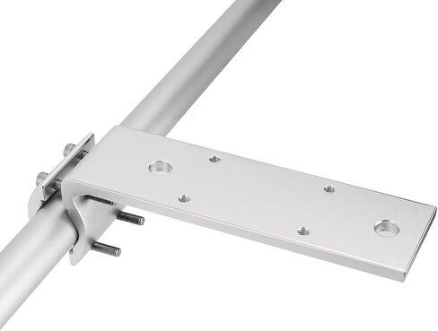 2 Pack Grill Rail Mount Bracket, Compatible to Camping Inside/Outboard 7/8" to 1-1/4" Round or 1-1/4" Square Horizontal Railings in Kuwait