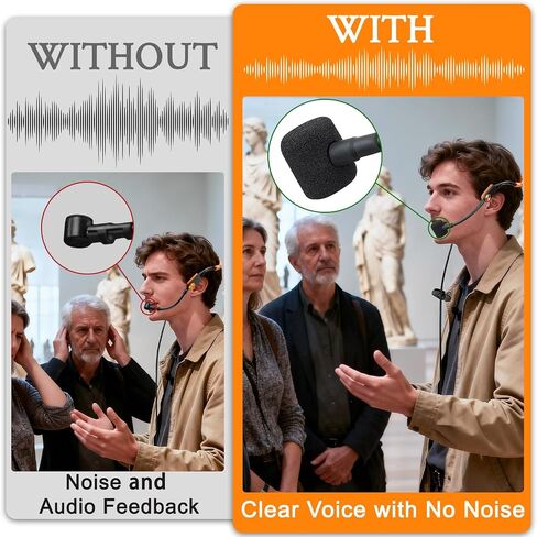 6 قطع من أغطية الميكروفون من SOULWIT + 4 مشابك لميكروفونات سماعات الرأس Shure SM31(SM31FH,SM31FT)، P31(PGA31,PGA31TQG)، غطاء إسفنجي واقٍ للميكروفون - أسود in Kuwait
