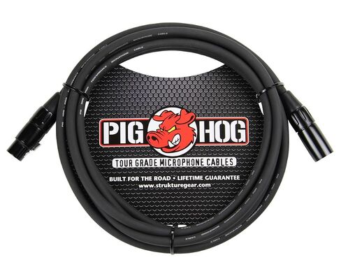 كابلات ميكروفون من Pig Hog PHM15 بطول 8 مم و15 قدم من XLR إلى XLR - عبوتان in Kuwait