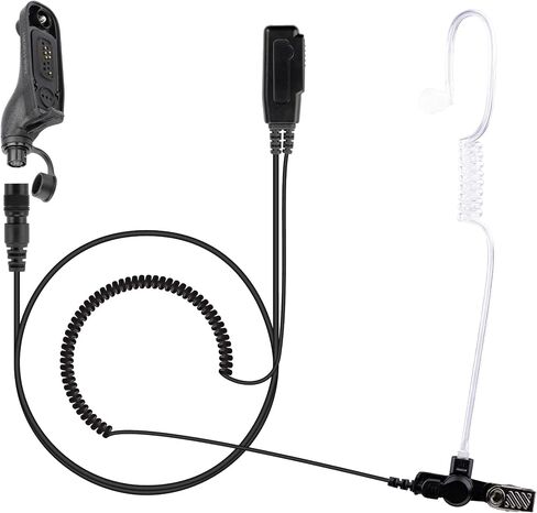 BCT16-S-HR6M-M9 QD الشرطة طية صدر السترة ميكروفون سماعة أذن متوافقة مع موتورولا XPR7550 XPR6550 XPR6350 APX 4000 APX 7000 APX 8000 in Kuwait