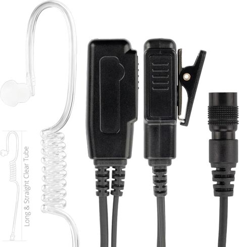 BCT16-S-HR6M-M9 QD الشرطة طية صدر السترة ميكروفون سماعة أذن متوافقة مع موتورولا XPR7550 XPR6550 XPR6350 APX 4000 APX 7000 APX 8000 in Kuwait