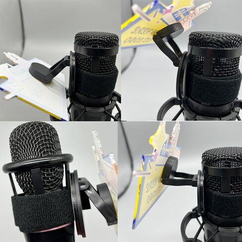 Customized microphone logo acrylic flag custom size adjusted and retractable(red) in Kuwait