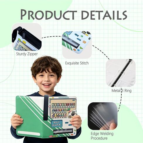9-Pocket Card Binder, 900 Pockets Vending Machine Trading Card Album | Card Collector Holder Folder,50 Double-sided Removable Sleeves,Zipper,Strap,Waterproof Leather,3-Ring,for MTG TCG Card in Kuwait