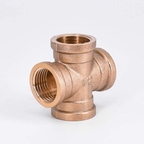 DN15 G 1/2 "أنثى متقاطعة 4 طريقة توصيل الأنابيب النحاسية وصلات النجار تركيبات السباكة in Kuwait