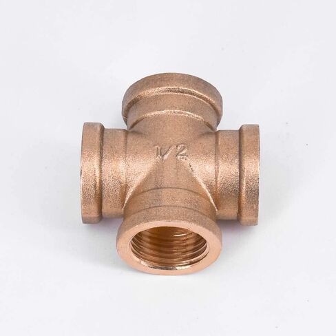 DN15 G 1/2 "أنثى متقاطعة 4 طريقة توصيل الأنابيب النحاسية وصلات النجار تركيبات السباكة in Kuwait