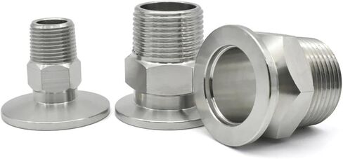 1 قطعة KF40 1-1/2 "304 الفولاذ المقاوم للصدأ تركيبات شفة سريعة البريطانية 3/4" ~ 1" PT تركيبات سباكة الموضوع in Kuwait