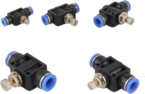 سباكة الحديقة 4 مم / 6 مم / 8 مم / 10 مم / 12 مم وصلة أنابيب صمام تنظيم تدفق المياه في الحديقة منظم تدفق الهواء الهوائي (اللون: 6 مم) تجهيزات السباكة in Kuwait