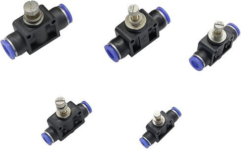 سباكة الحديقة 4 مم / 6 مم / 8 مم / 10 مم / 12 مم وصلة أنابيب صمام تنظيم تدفق المياه في الحديقة منظم تدفق الهواء الهوائي (اللون: 6 مم) تجهيزات السباكة in Kuwait