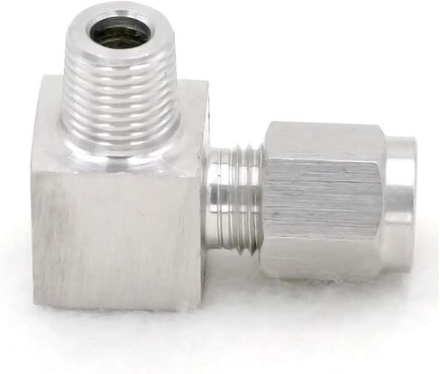 صالح أنبوب O/D 4 مللي متر-1/8 "BSPT الكوع 304 الفولاذ المقاوم للصدأ الطويق هوائي ضغط الهواء المناسب تركيبات سباكة in Kuwait