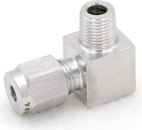 صالح أنبوب O/D 4 مللي متر-1/8 "BSPT الكوع 304 الفولاذ المقاوم للصدأ الطويق هوائي ضغط الهواء المناسب تركيبات سباكة in Kuwait