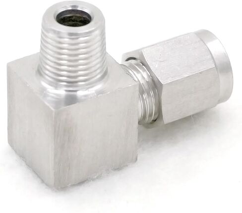 صالح أنبوب O/D 4 مللي متر-1/8 "BSPT الكوع 304 الفولاذ المقاوم للصدأ الطويق هوائي ضغط الهواء المناسب تركيبات سباكة in Kuwait