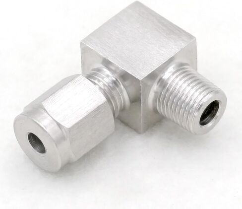 صالح أنبوب O/D 4 مللي متر-1/8 "BSPT الكوع 304 الفولاذ المقاوم للصدأ الطويق هوائي ضغط الهواء المناسب تركيبات سباكة in Kuwait