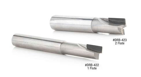 Amana Tool - PCD Diamond 1/4" D 1/4 Shank 1Fl (DRB-421), Industrial Grade in Kuwait