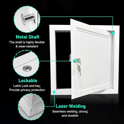 لوحة وصول سقف قابلة للقفل مقاس 18x18 بوصة، فتحة فحص العلية للجدران الجافة والكابلات وباب خدمة السباكة، باب وصول متين لسهولة الصيانة، لوحة وصول مقاس 18 بوصة in Kuwait
