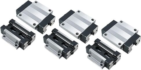 6PCS/Set Steel Slider Block HGW20CC for HGR20 Linear Guides Slides Bearing for Computerized Numerical Control Router in Kuwait