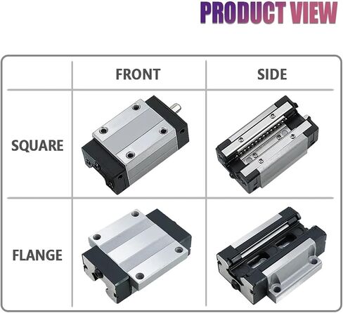 6PCS/Set Steel Slider Block HGW20CC for HGR20 Linear Guides Slides Bearing for Computerized Numerical Control Router in Kuwait