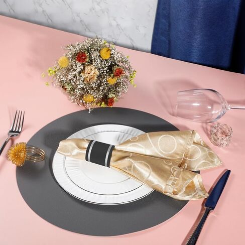 Germiwipe Napkin Bands Self Adhesive for Wrapping Silverware (2500, Black) | Strong Adhesive, Easy to Separate,Time-Saving, Disposable Recyclable Paper, for Parties, Weddings & Restaurants in Kuwait