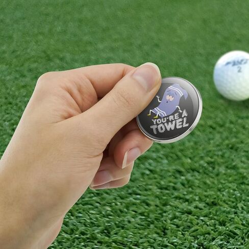 الرسومات والمزيد من South Park Towlie Nooo You're A Towel Golfing Premium Metal Golf Ball Marker in Kuwait